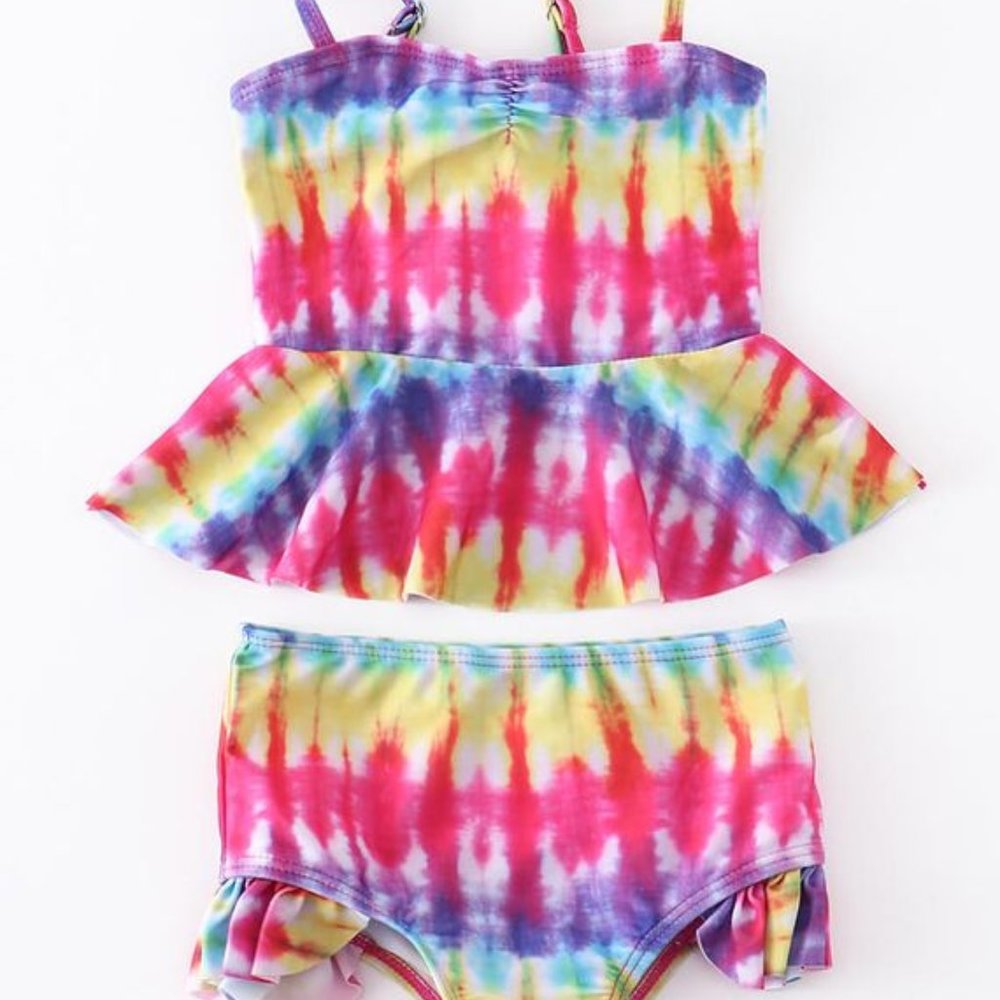 NEW Tie-Dye Tankini Swimsuit